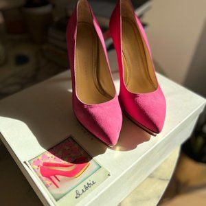 LIKE NEW!!! Charlotte Olympia Debbie Pump In Original Box SIZE 37